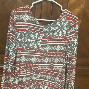 Christmas Holiday sweater dress